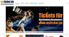 Desktop Screenshot of mvticket.de