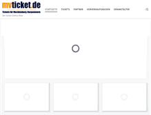 Tablet Screenshot of mvticket.de